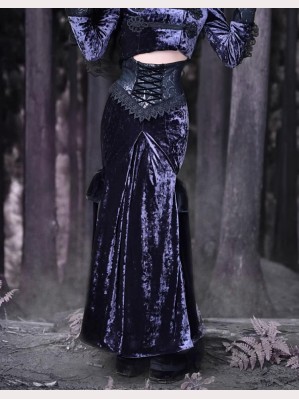 Moon Goddess Festival Gothic Mermaid Skirt By Blood Supply (BSY153M)